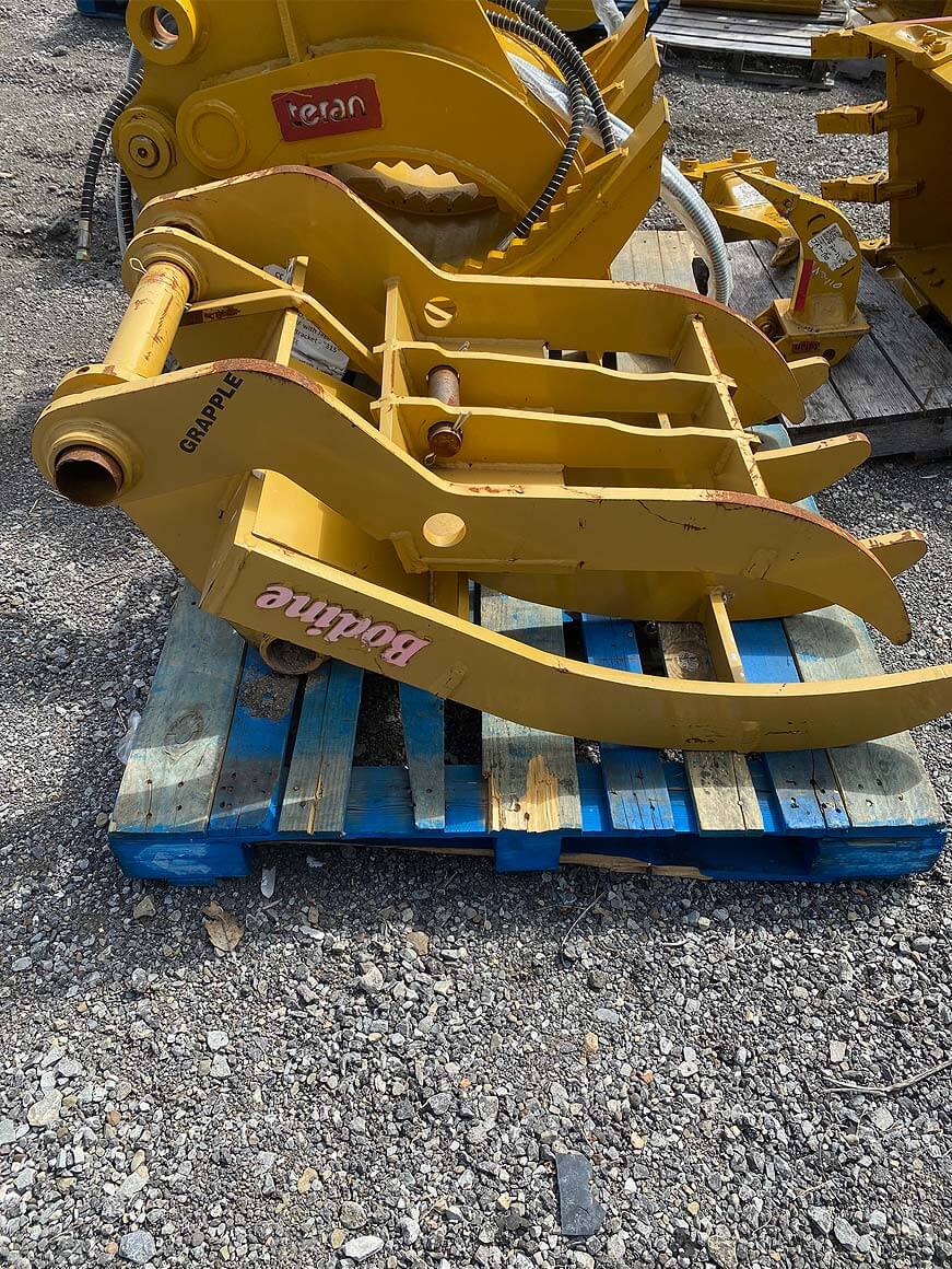 Bodine excavator grapple