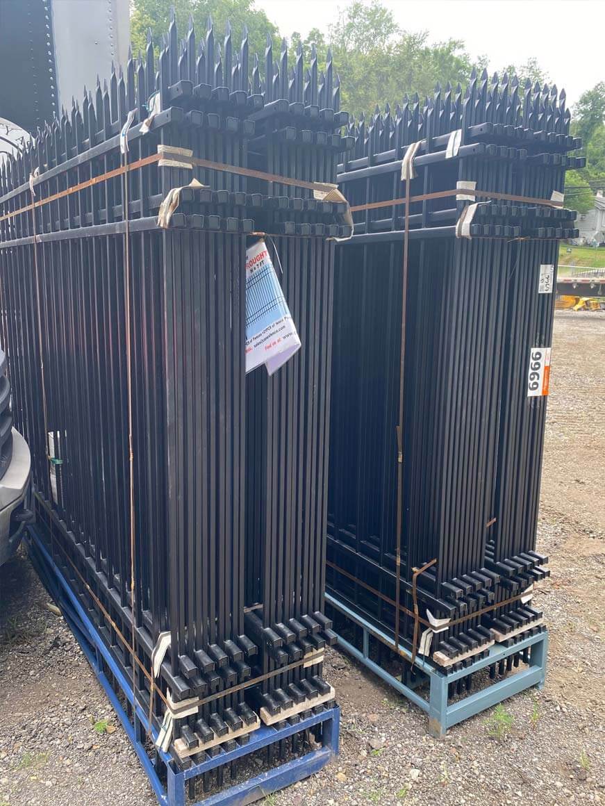10w x 7h Wrought Iron Fencing