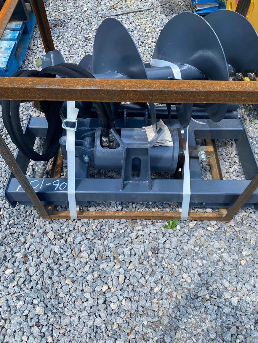 Skid steer hydraulic auger